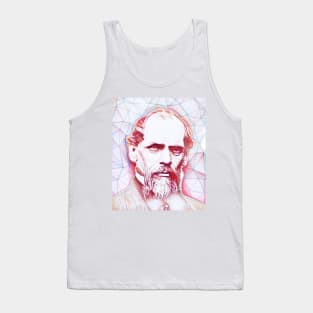 John A. Roebling Portrait | John A. Roebling Artwork | Line Art Tank Top